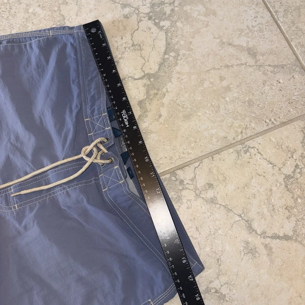Vintage Polo Ralph Lauren Swim Trunks Mens Medium Mesh Lined Blue Board Shorts